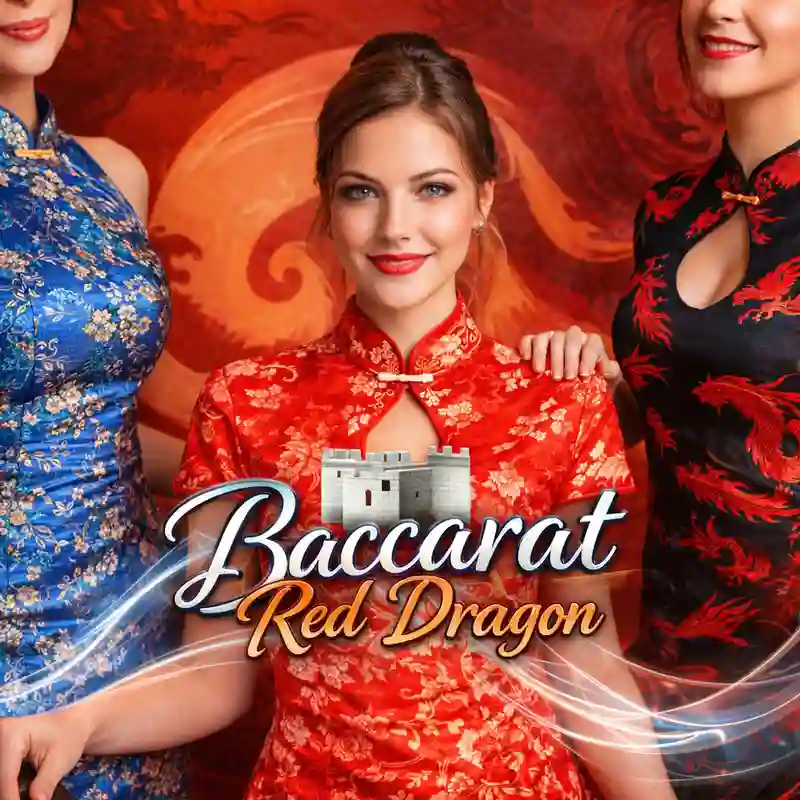 Red Dragon Baccarat Luxury Live Casino Table